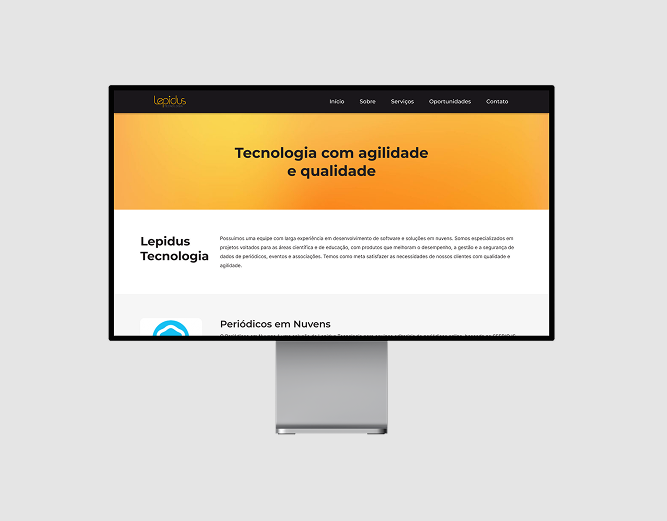 Mockup do redesign de uma landing page do Guia de Moteis Go em um notebook e em um smartphone